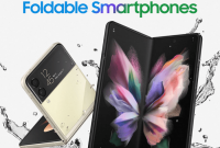 Flagship mobile gadgets with foldable display